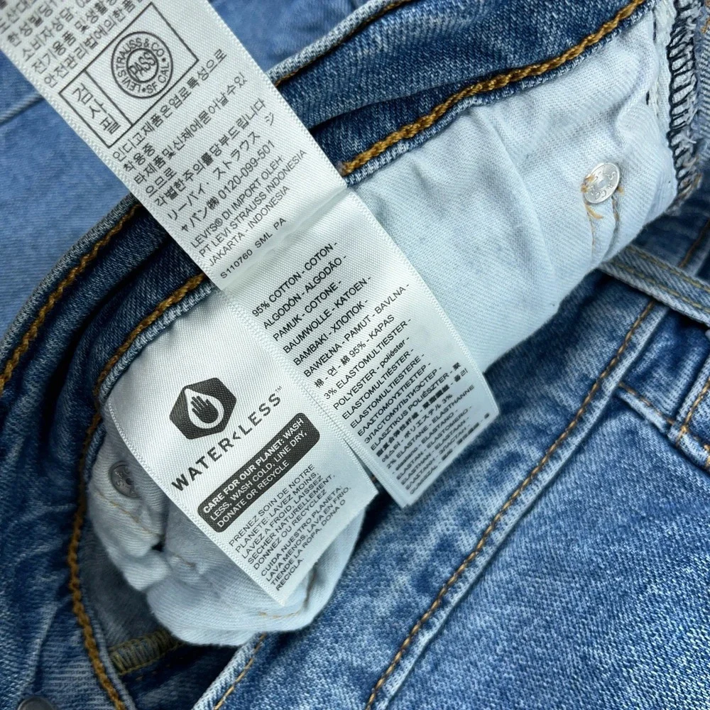 Levis‎ 505 Jeans Men 36x30 Straight Leg Regular Fit Med Wash Work Pants Faded A8